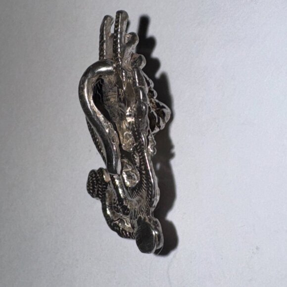 Sterling Silver Asian Dragon Pendant - Picture 2 of 16